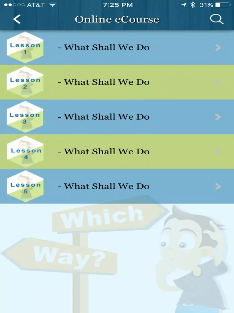 Capturas de tela do What Shall We Do iPad 