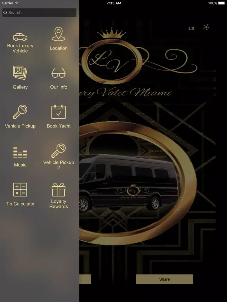 Скриншоты Luxury Group Miami iPad 