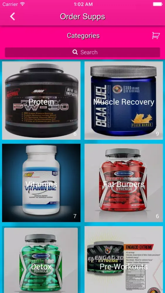 Captures d'écran de SoBe Supps