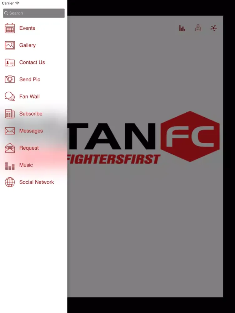 TITAN FC iPad  Screenshots