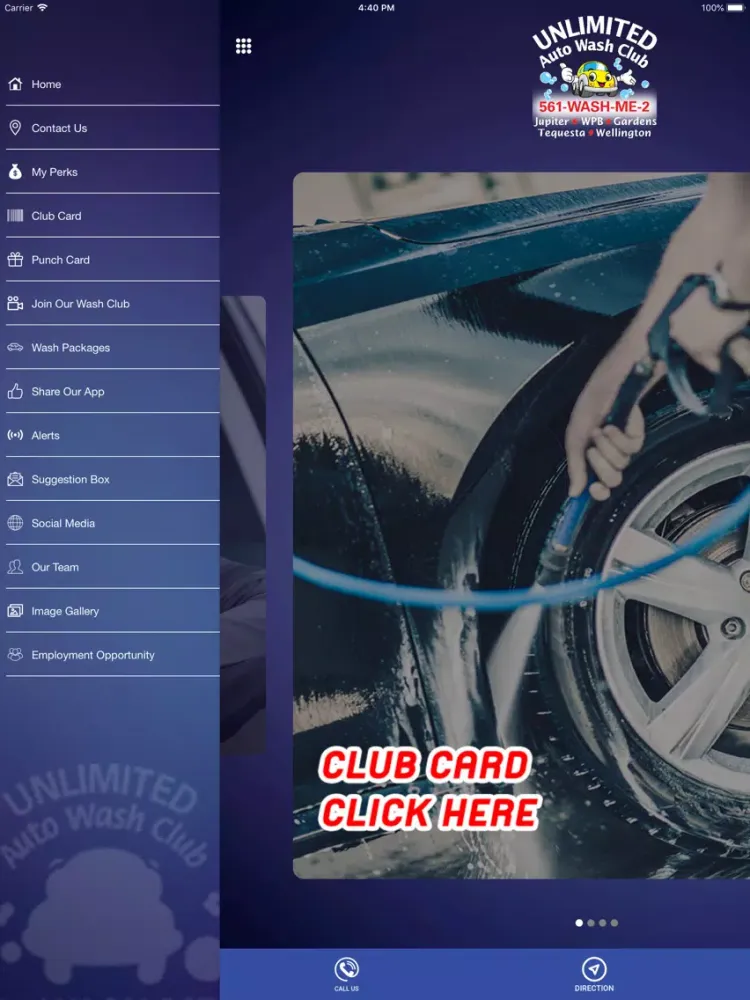 تصاویر Unlimited Auto Wash Club. iPad 