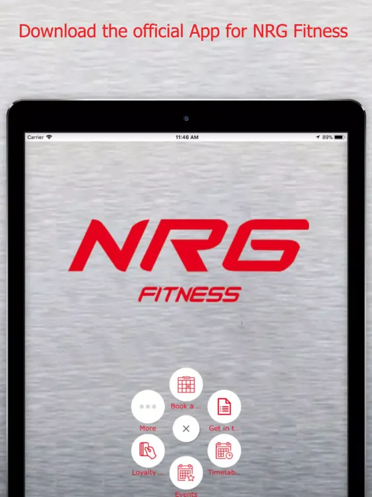 NRG FITNESS iPad 應用截圖