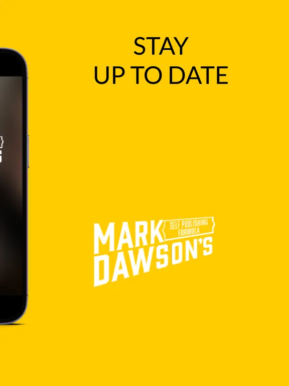 Tangkapan layar Mark Dawson's Self Pub Formula iPad 
