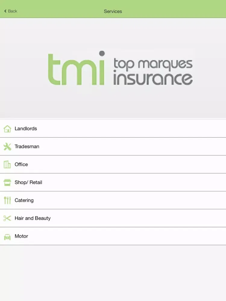 Top Marques Insurance iPad  स्क्रीनशॉट
