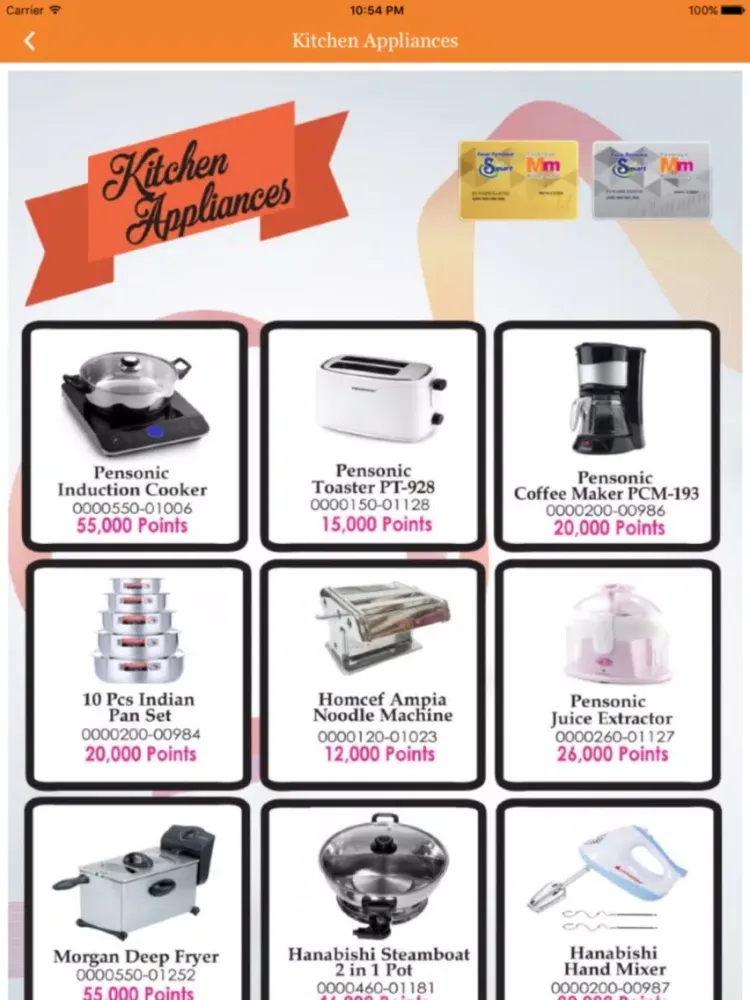 Capturas de tela do Midas Mart Online Order iPad 