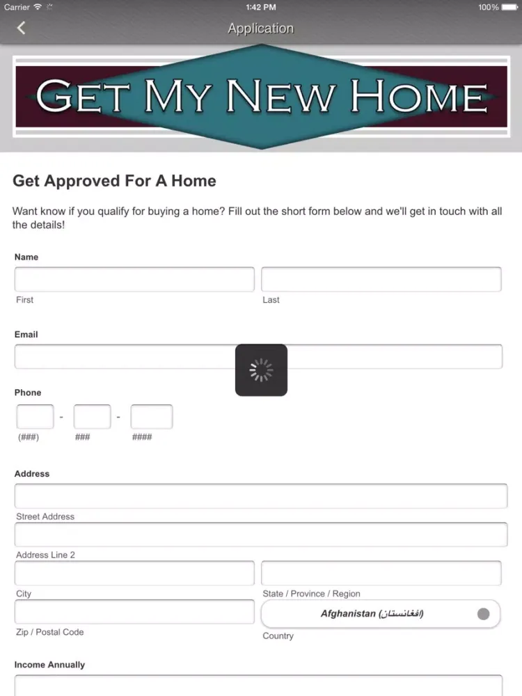 Get My New Home iPad  स्क्रीनशॉट