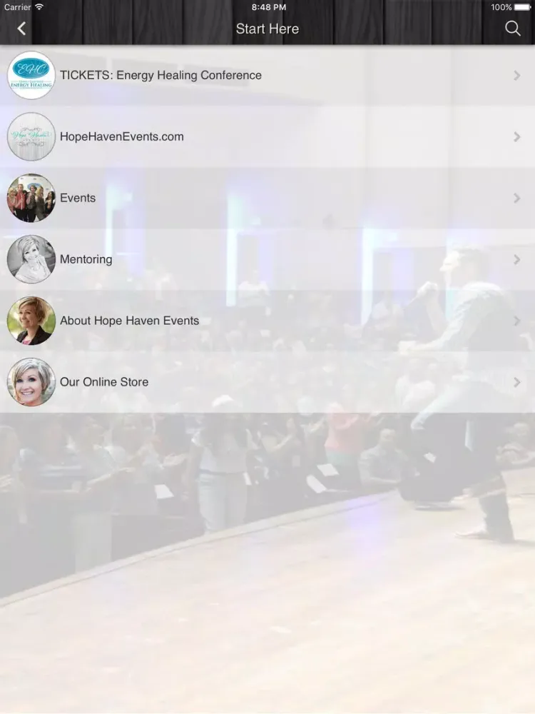 تصاویر Hope Haven Events with Tammy Ward iPad 