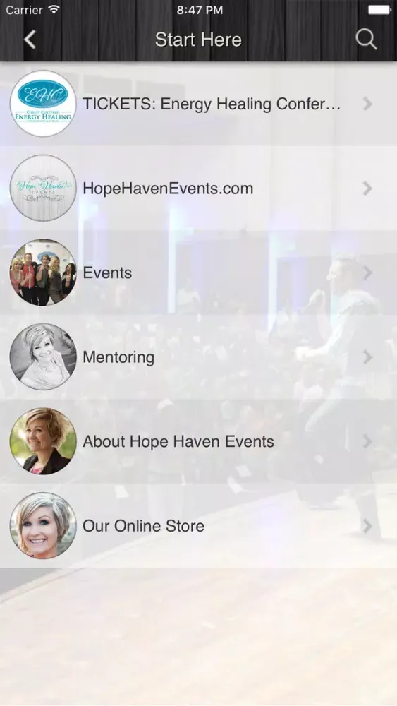 تصاویر Hope Haven Events with Tammy Ward