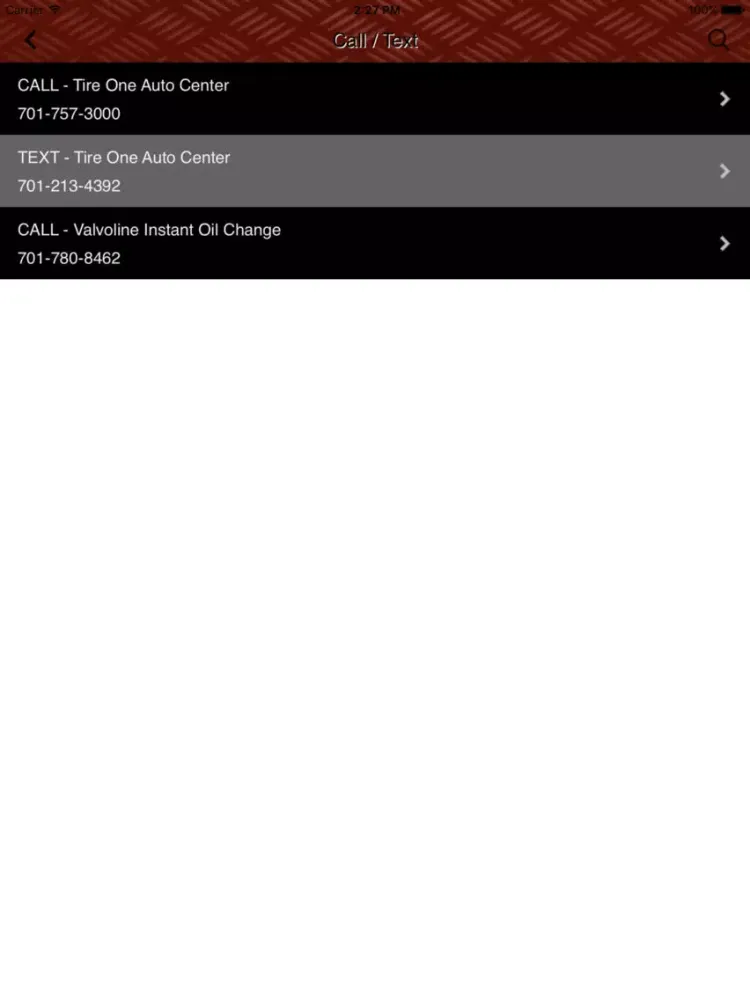 Tire one auto center iPad  스크린샷