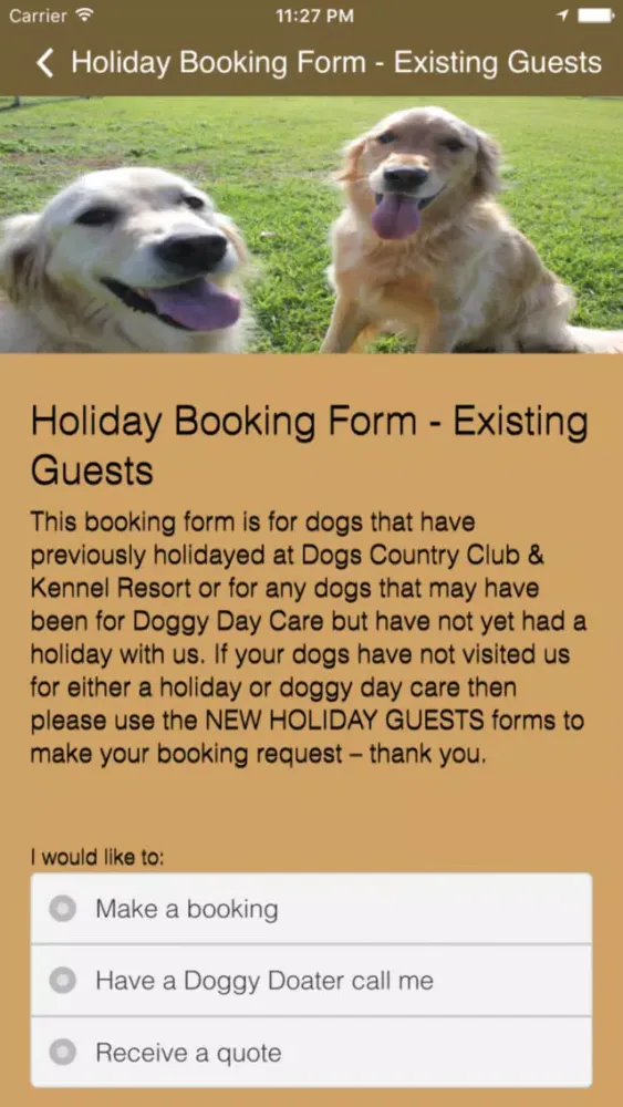 Capturas de tela do Dogs Country Club