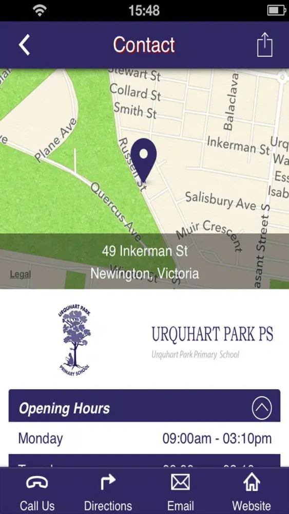 Capturas de tela do Urquhart Park Primary School