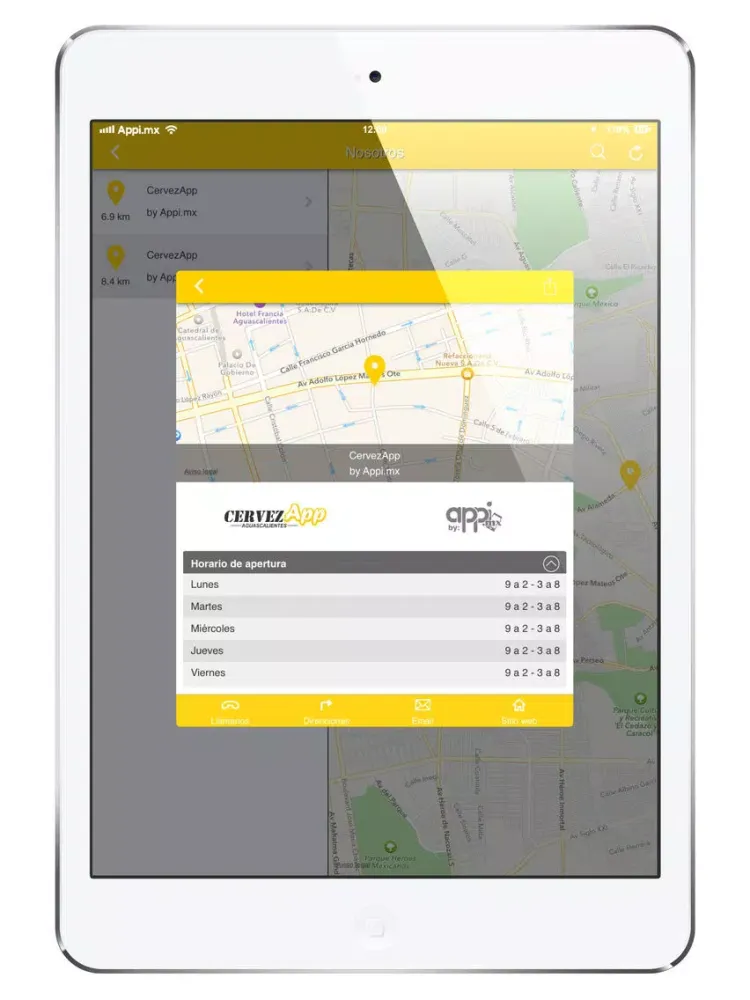 CervezApp Ags iPad  سکرین شاٹس