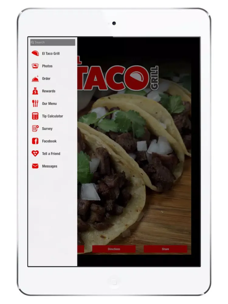 El Taco Grill iPad  Ekran Görüntüleri