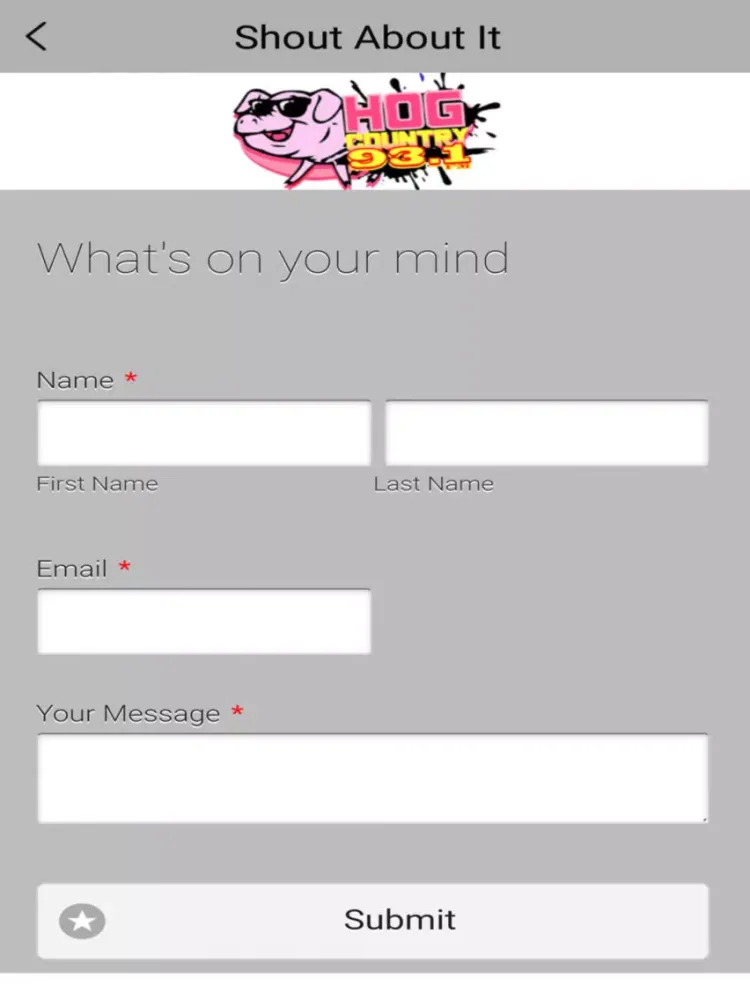 Tangkapan layar Hog Country iPad 