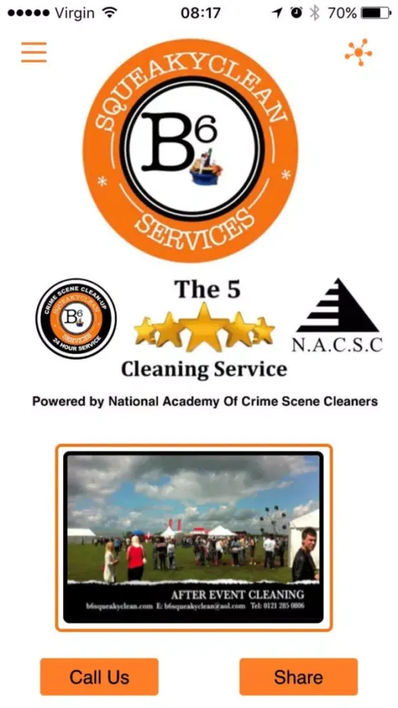 B6 Squeaky Clean سکرین شاٹس