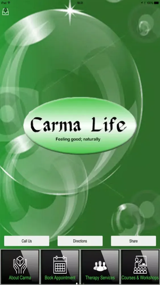 Tangkapan layar Carma Life