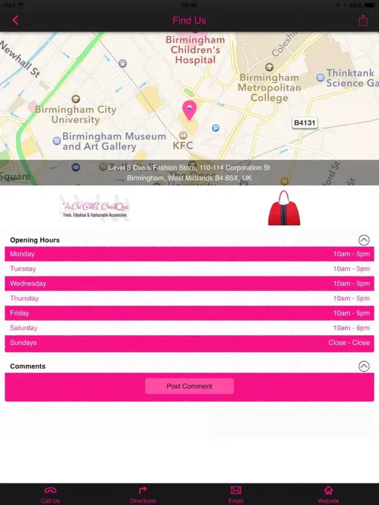 Fabuglitz Boutique iPad 应用截图