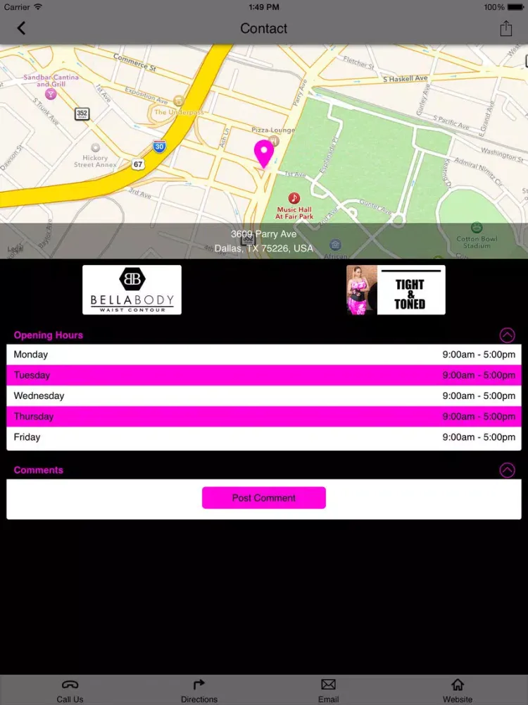 Screenshot di BellaBody Waist Contour iPad 