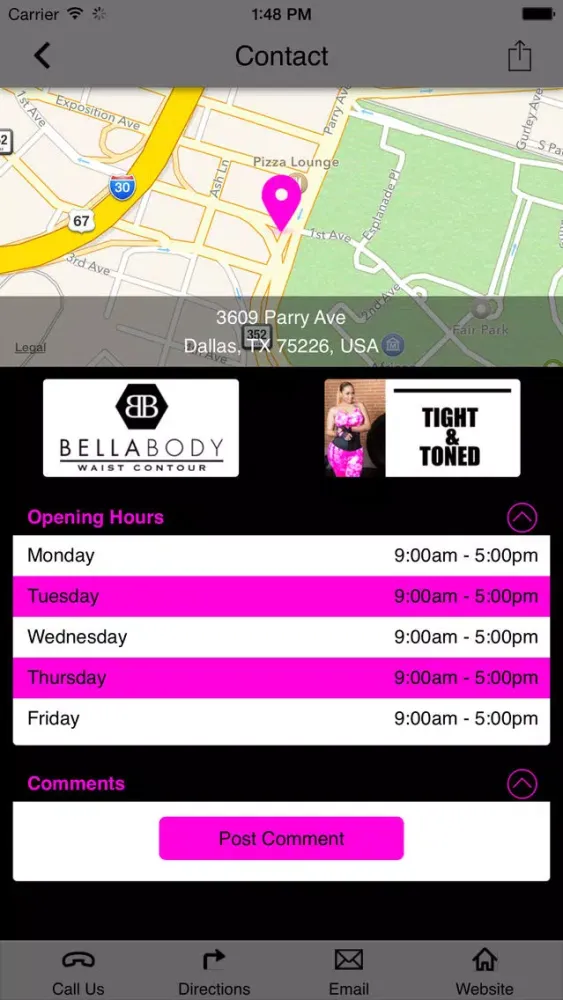 Screenshot di BellaBody Waist Contour