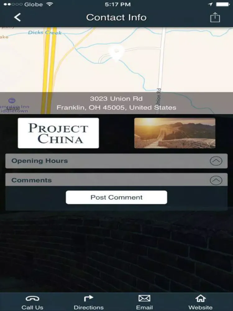 Tangkapan layar Project China iPad 