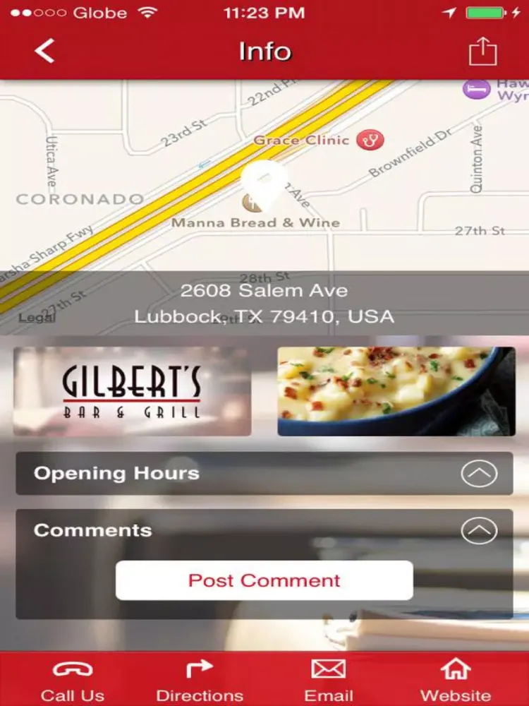 Gilbert's Bar and Grill iPad  Ekran Görüntüleri