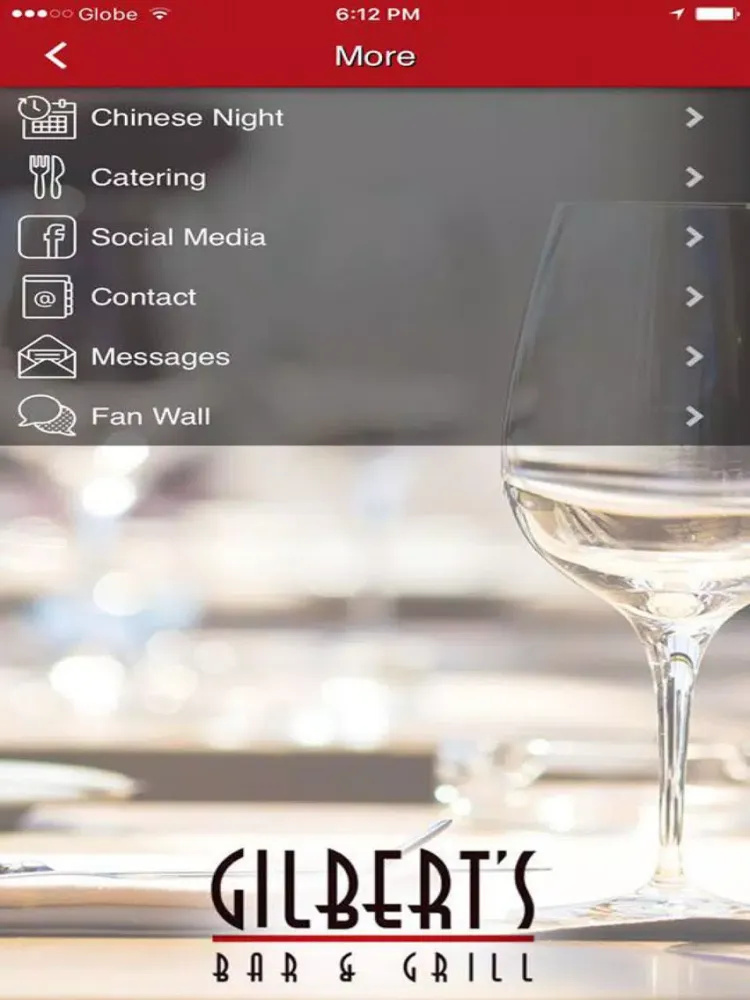 Gilbert's Bar and Grill iPad  Ekran Görüntüleri