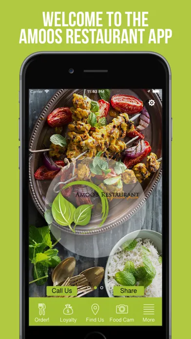 Tangkapan layar Amoos Restaurant