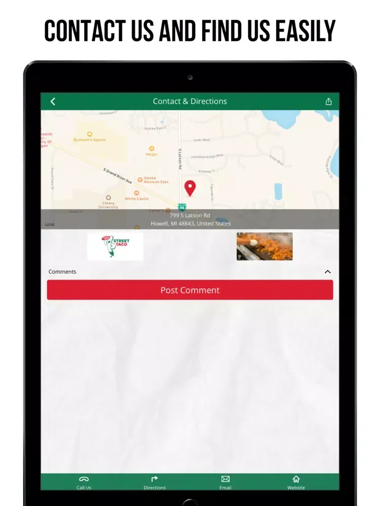 Street Taco iPad 应用截图