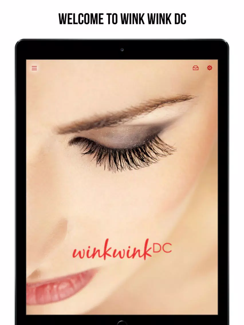 Tangkapan layar winkwinkDC App iPad 
