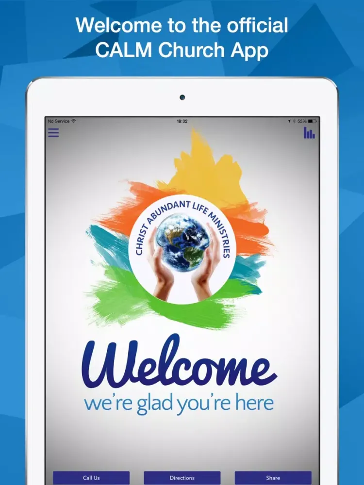 CALM Church iPad 应用截图