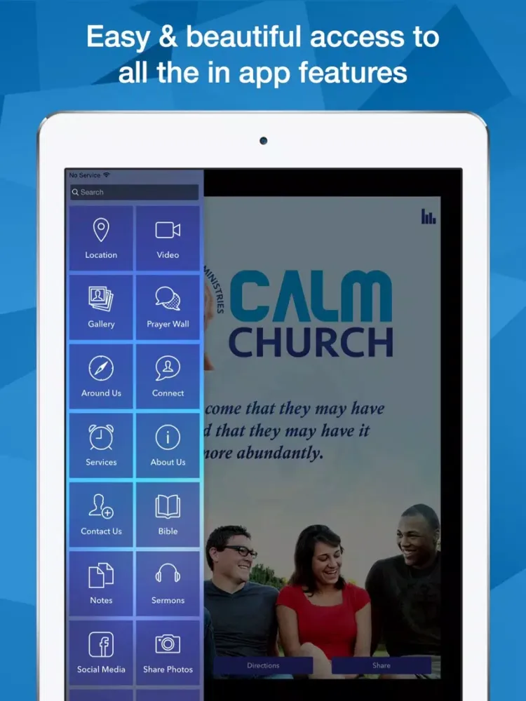CALM Church iPad 应用截图