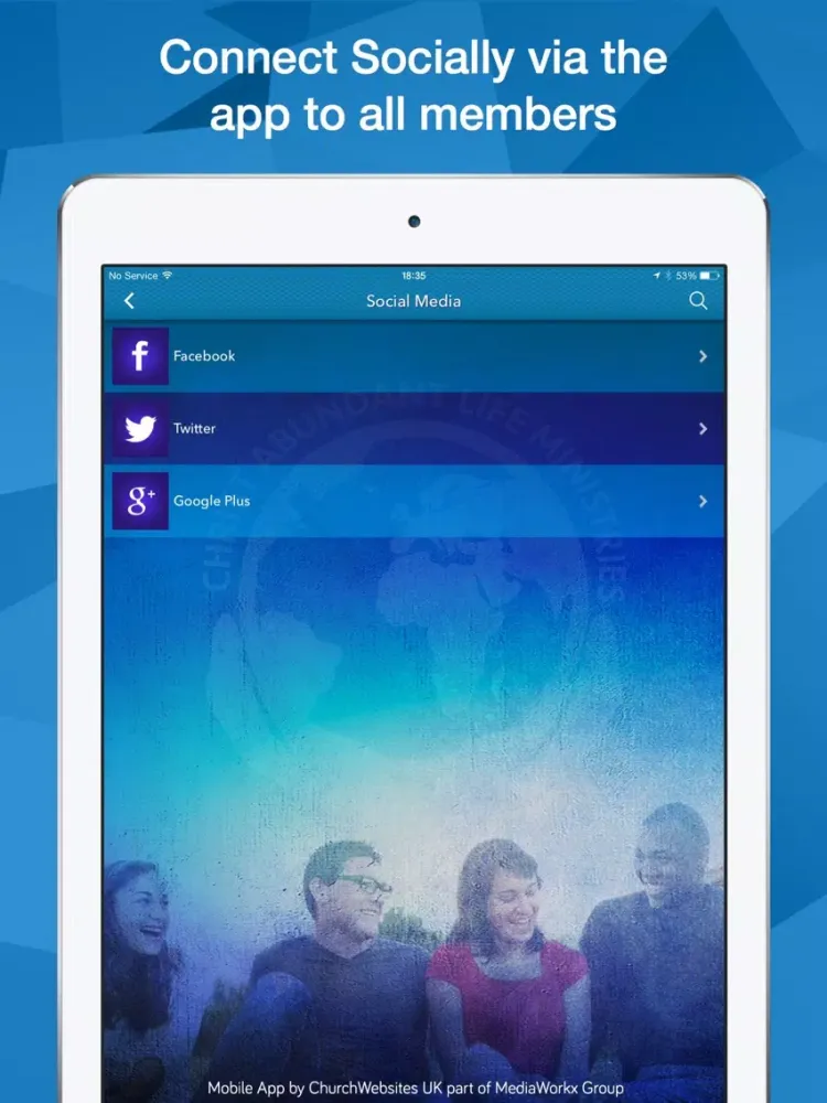 CALM Church iPad 应用截图