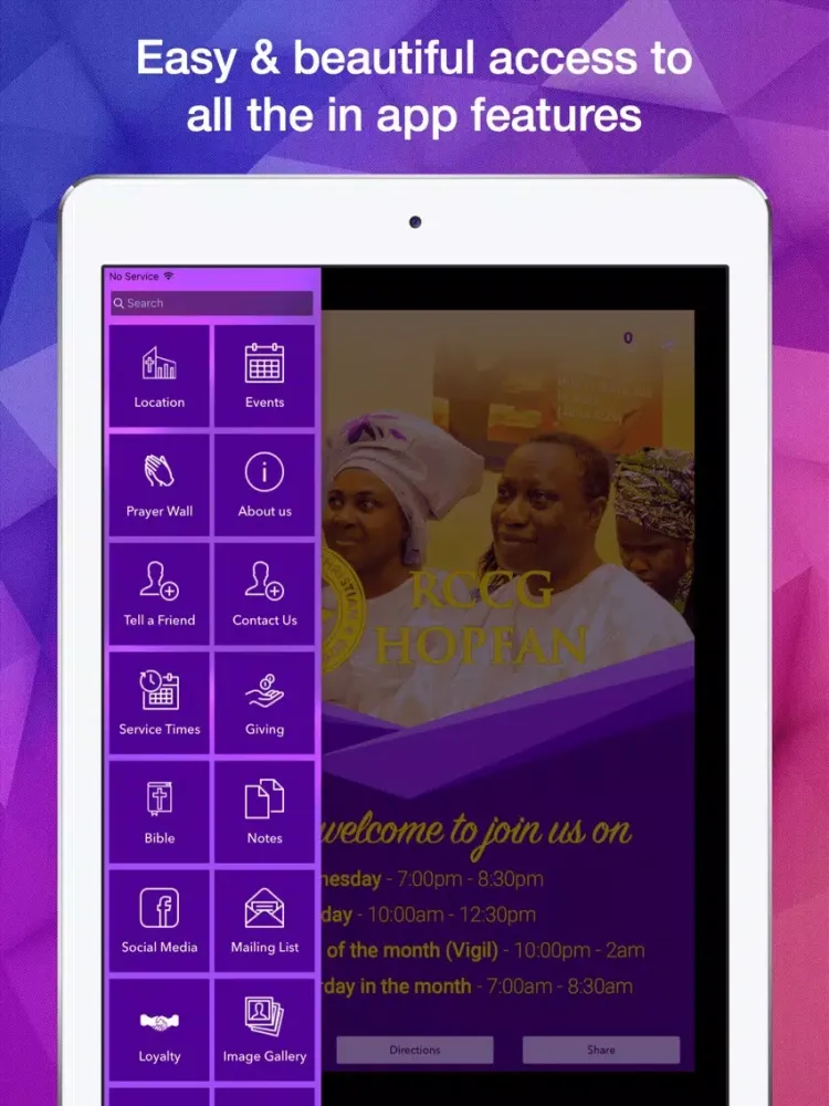 RCCG House Of Prayer For All Nations iPad  Screenshots