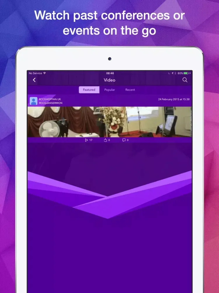 RCCG House Of Prayer For All Nations iPad  Screenshots