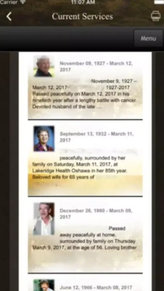 ภาพหน้าจอของ Armstrong Funeral Home