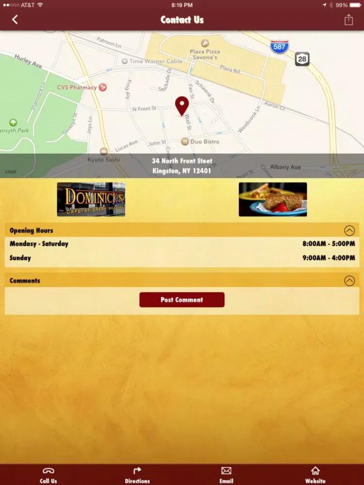 Dominick's Cafe iPad  Screenshots