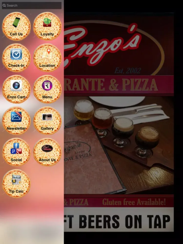 Enzo's Ristorante & Pizza iPad 應用截圖