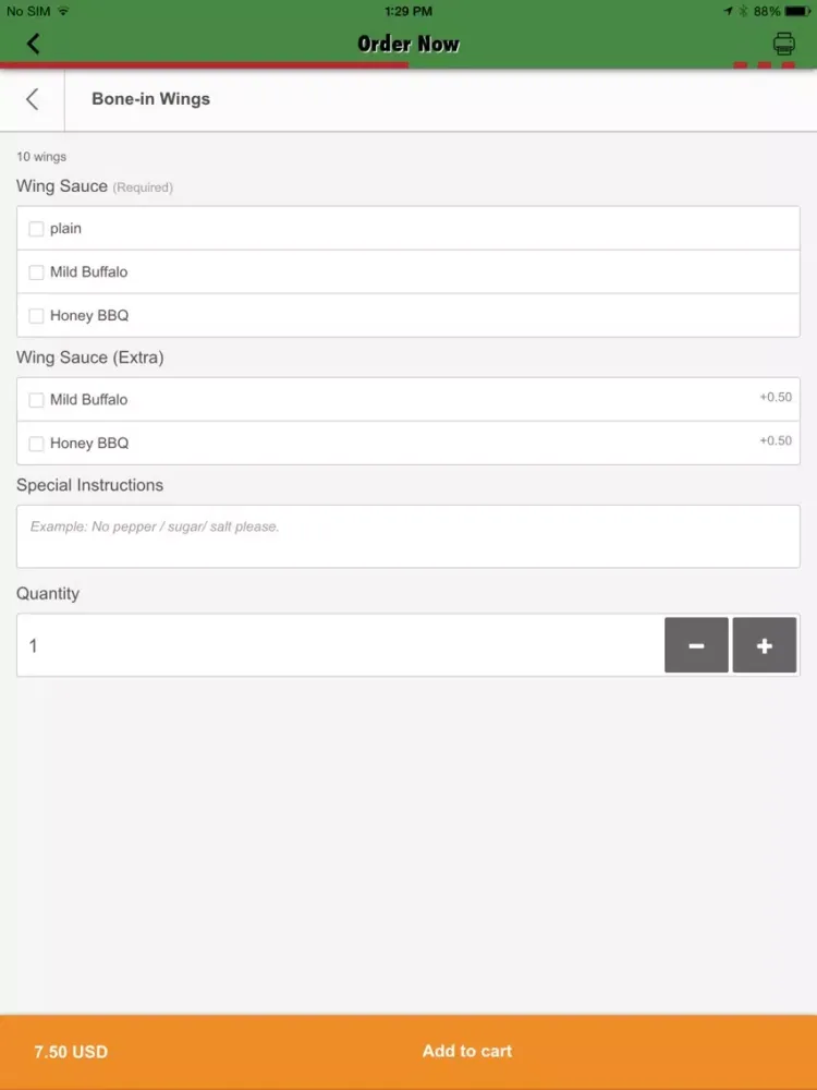 Скриншоты Gia's Pizza Poughkeepsie iPad 