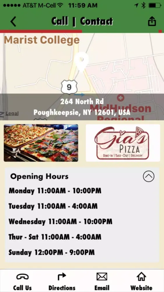 Скриншоты Gia's Pizza Poughkeepsie