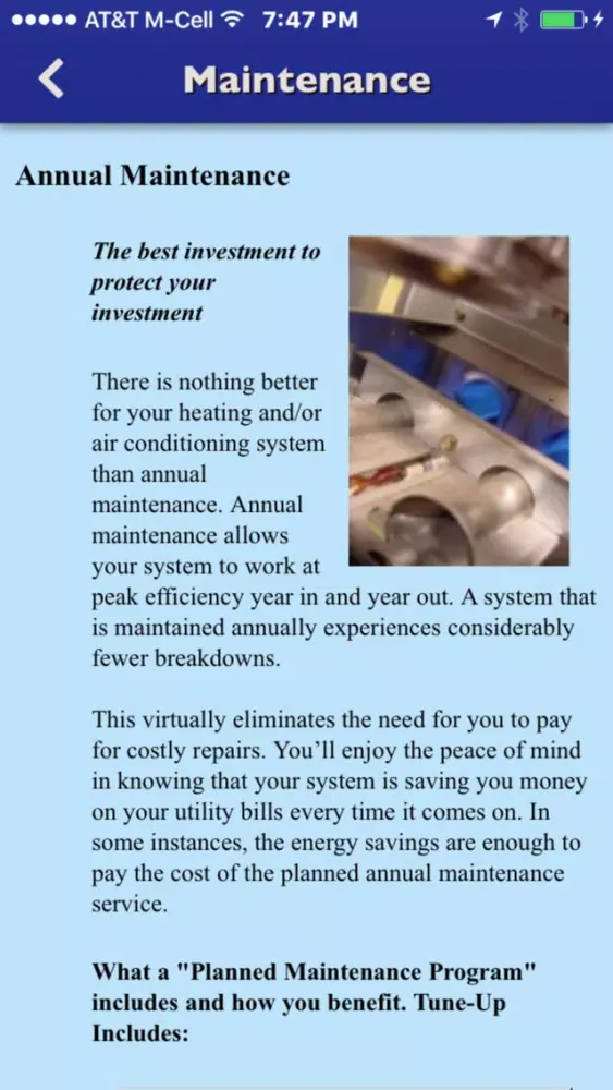 Rycor HVAC Screenshots