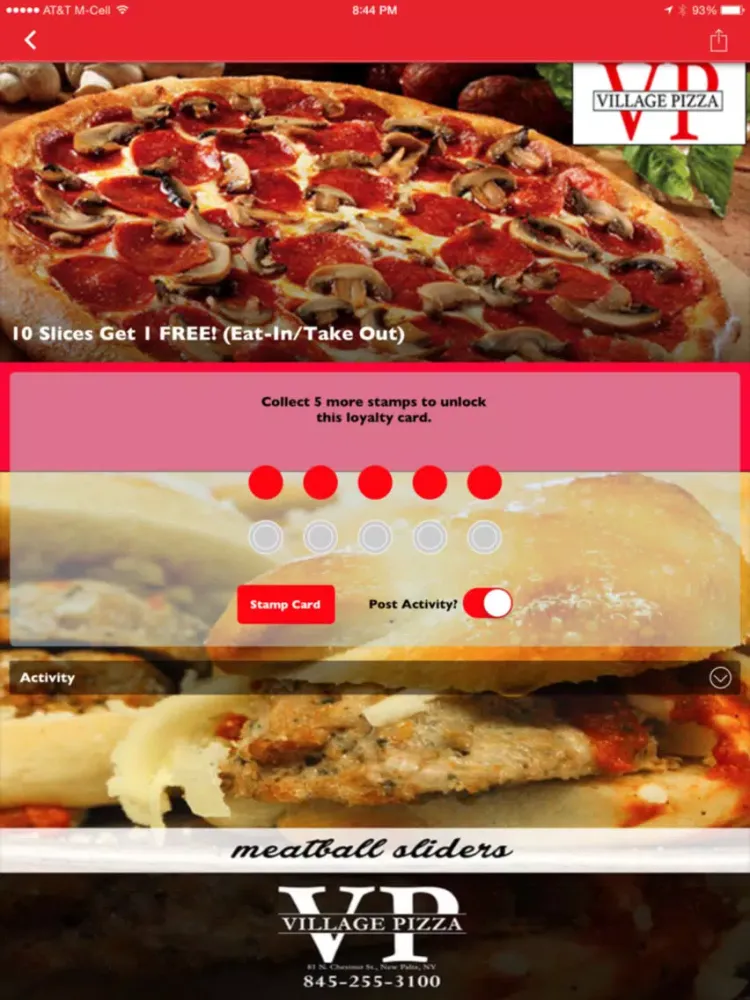 Village Pizza New Paltz iPad  স্ক্রিনশট