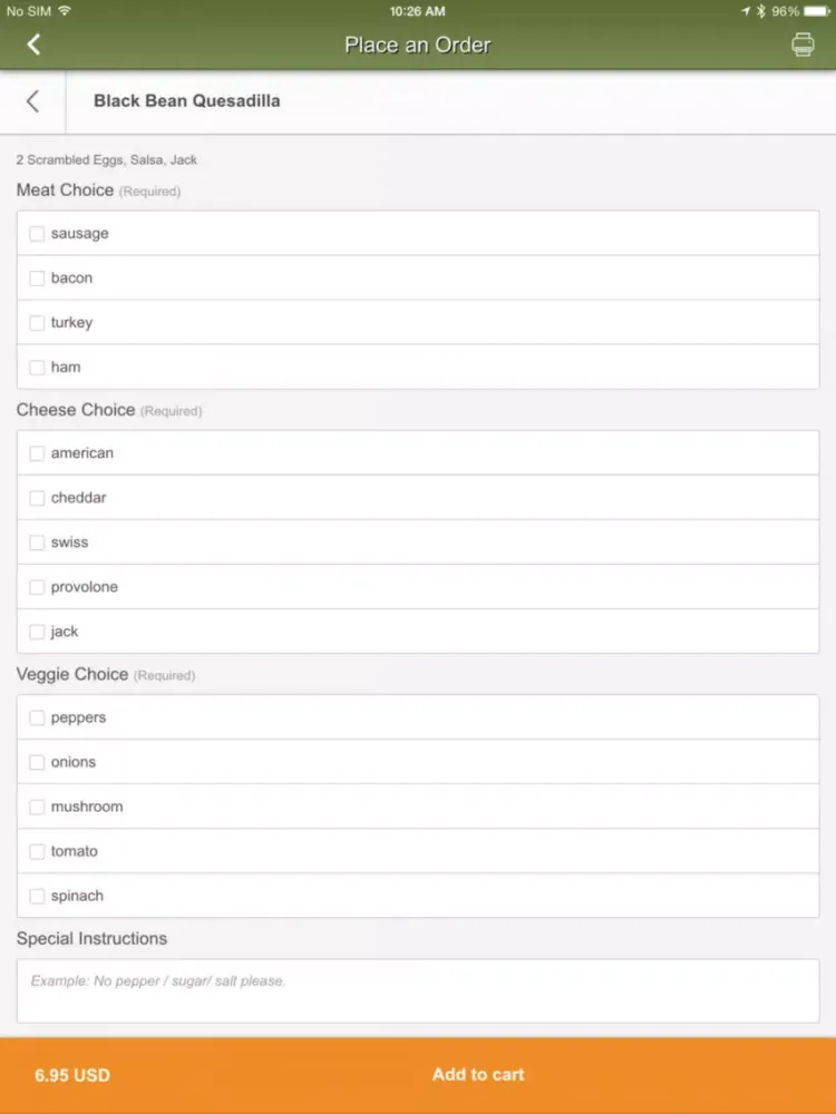 Village Market and Eatery iPad 應用截圖