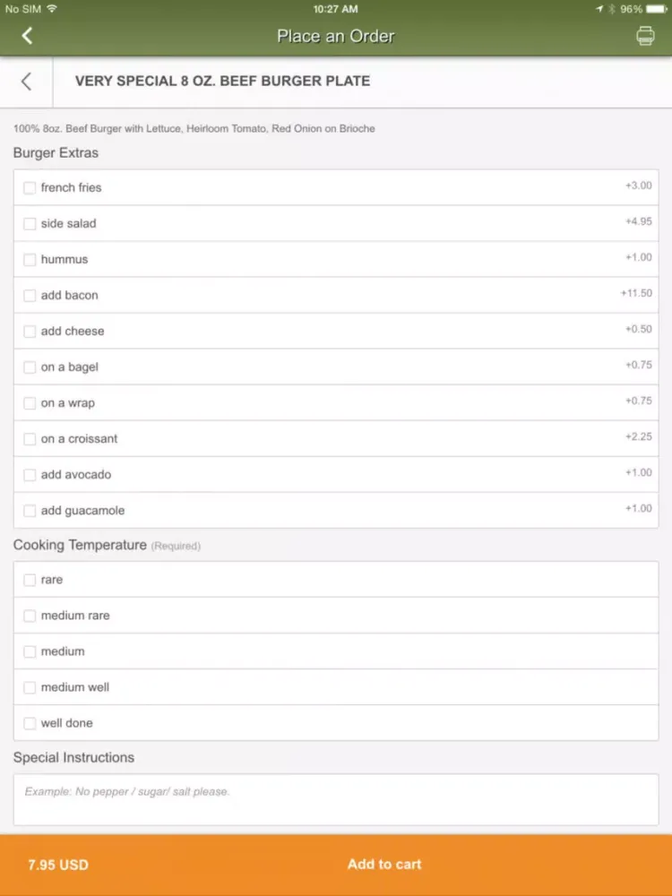Village Market and Eatery iPad 應用截圖