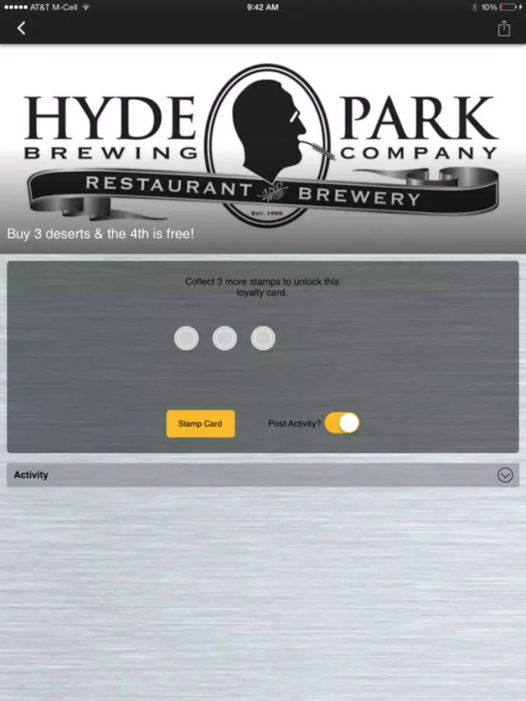 Hyde Park Brewing Company iPad  Screenshots