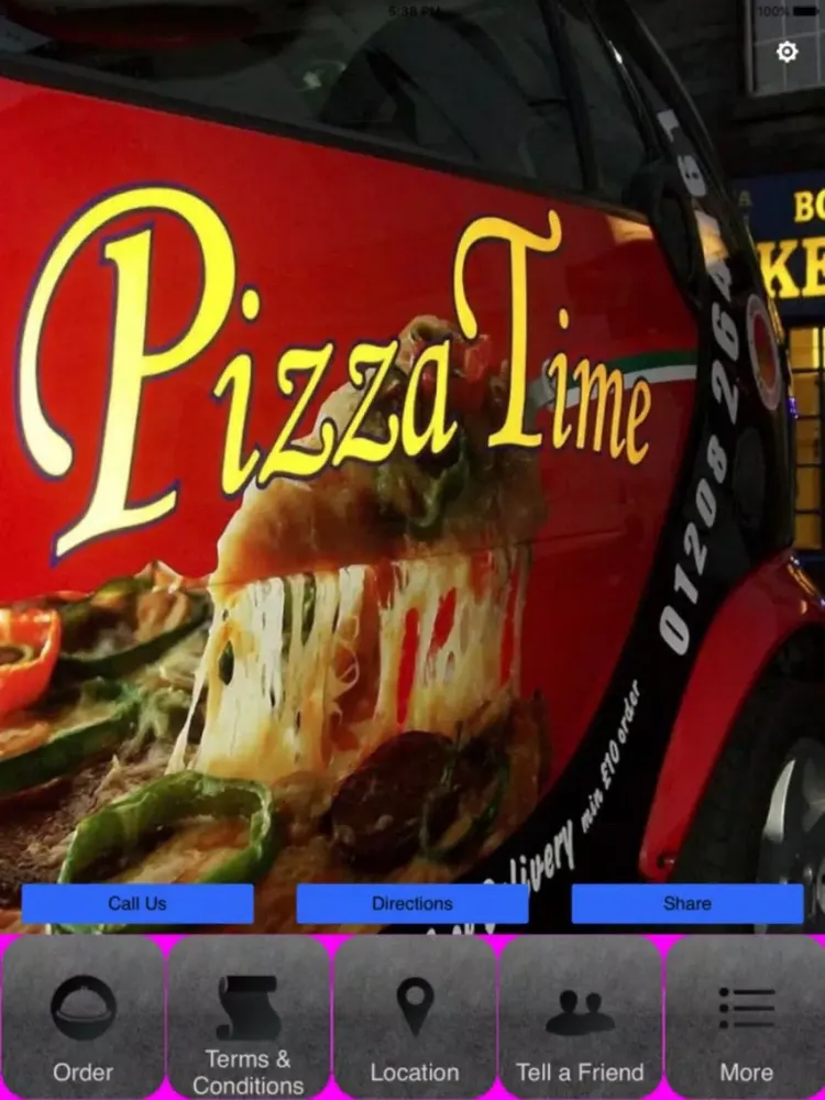 Ảnh chụp màn hình của bodminpizzatime iPad 