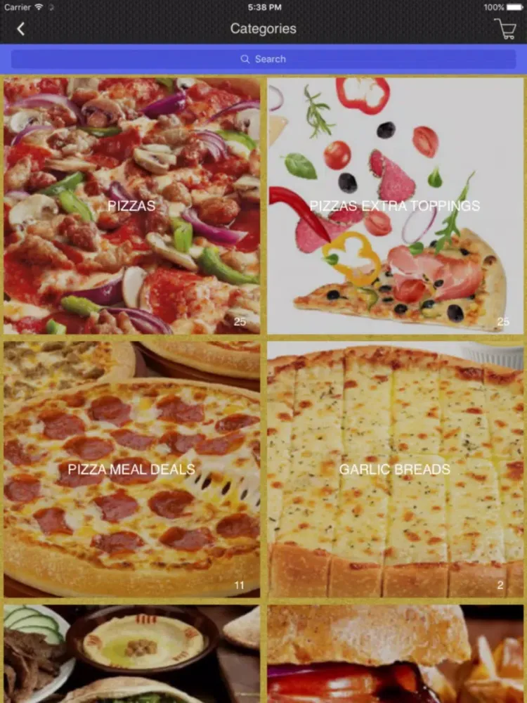 Ảnh chụp màn hình của bodminpizzatime iPad 