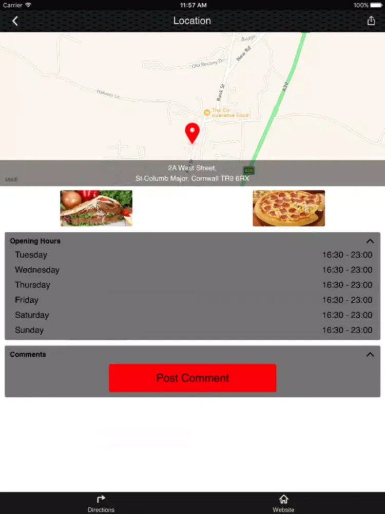 Capturas de pantalla de Jay's Pizza & Kebab House iPad 