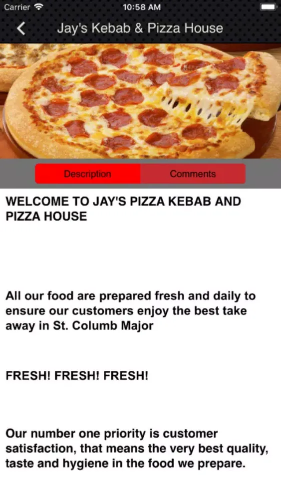 Capturas de pantalla de Jay's Pizza & Kebab House