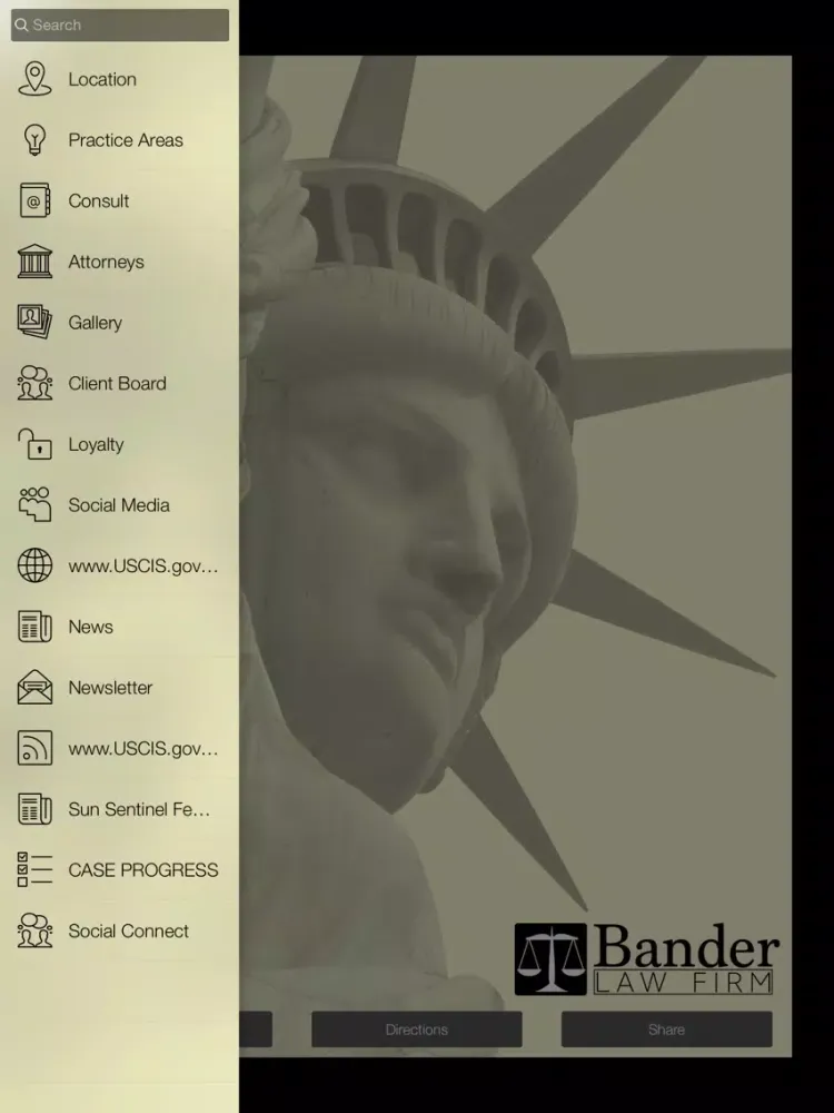 Bander Law Firm iPad  Ekran Görüntüleri