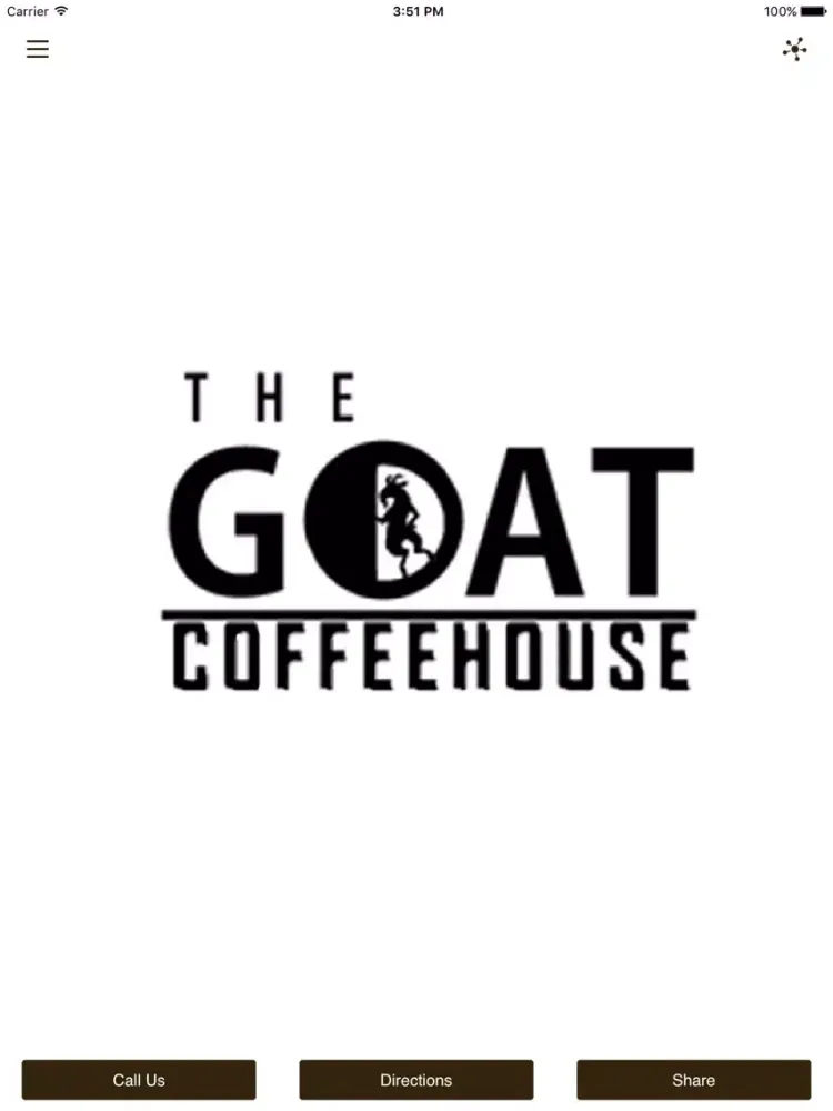 Ảnh chụp màn hình của The Goat Coffeehouse iPad 